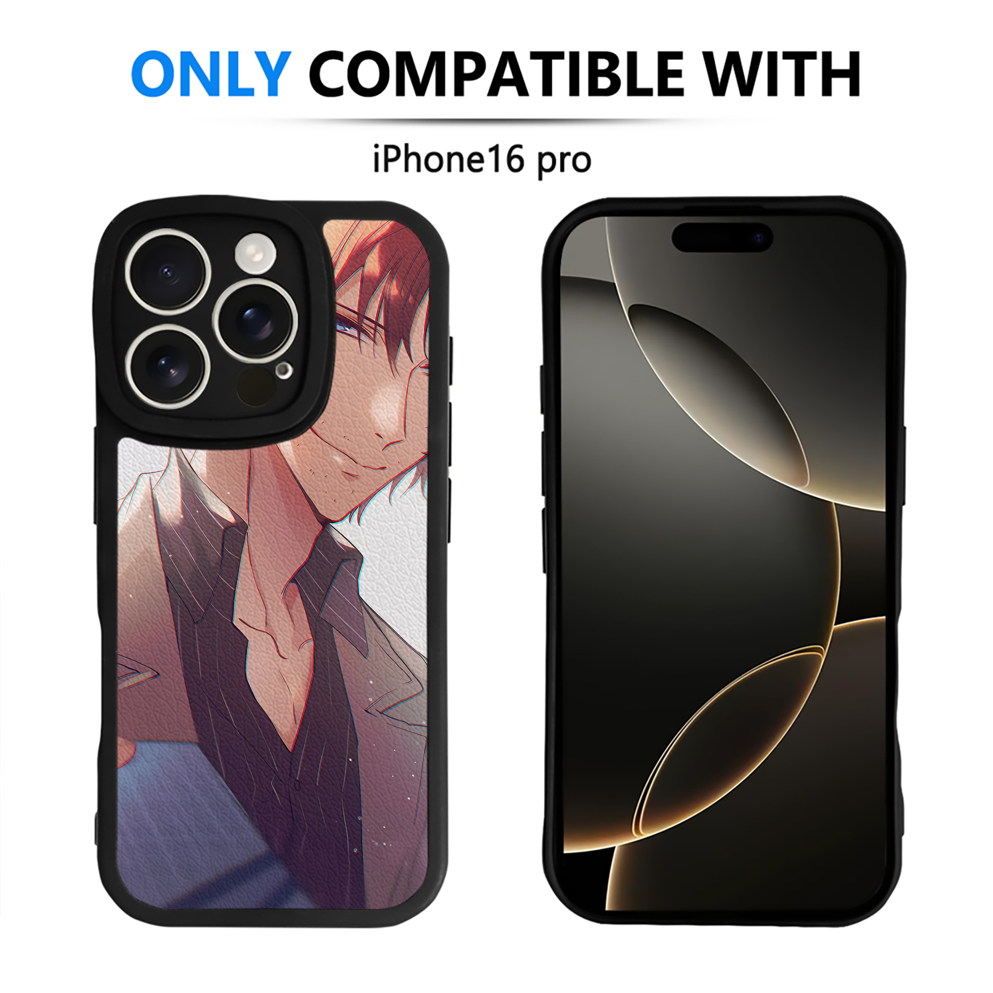 （画像用） 文豪ストレイドッグス Bungo Stray Dogs 【iPhone 16シリーズ対応】シリコンスマホケース（レザー調） 材質：シリコン